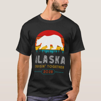 T-shirt Croisière Alaska 2028 Souvenirs Alaska Chemise Ala