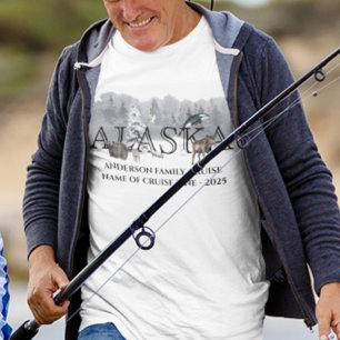 T-shirt Croisière Alaska Croisière sur mesure Ours Famille