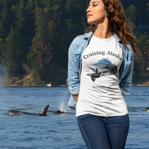 T-shirt Croisière Alaska Orca Navire Killer Whale