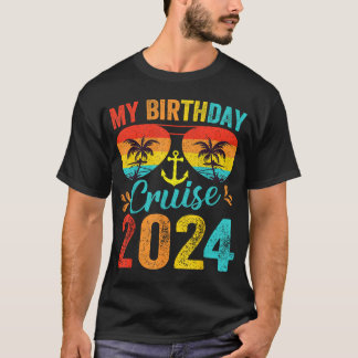 T-shirt Croisière anniversaire 2024 Vacances en famille