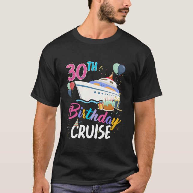 T-shirt Croisière Anniversaire 30 Ans Voyage 2024 B Journé (Devant)