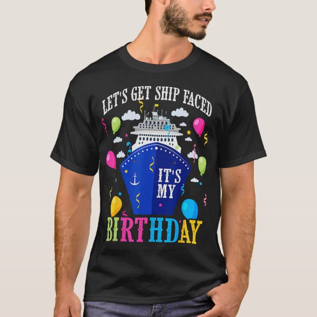 T-shirt Croisière Anniversaire Permet D'Obtenir Vacances F (Devant)
