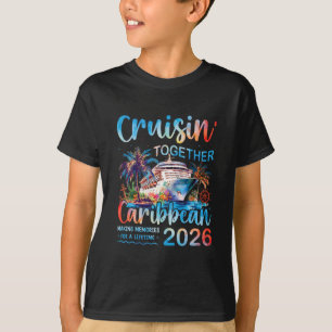 T-shirt Croisière aux Caraïbes 2026 Vacances en famille Cr