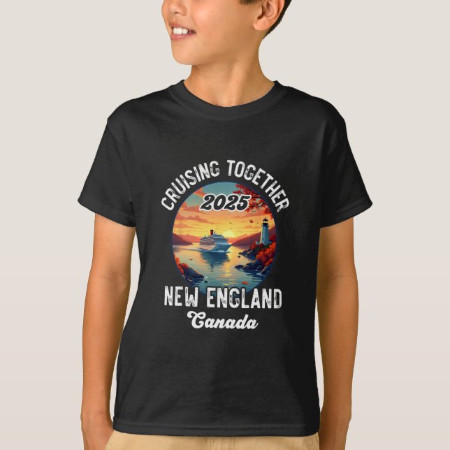T-shirt Croisière Canada Nouvelle-Angleterre  (Devant)