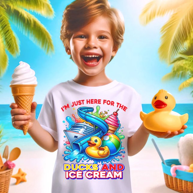 T-shirt croisière canards et glaces (Créateur téléchargé)