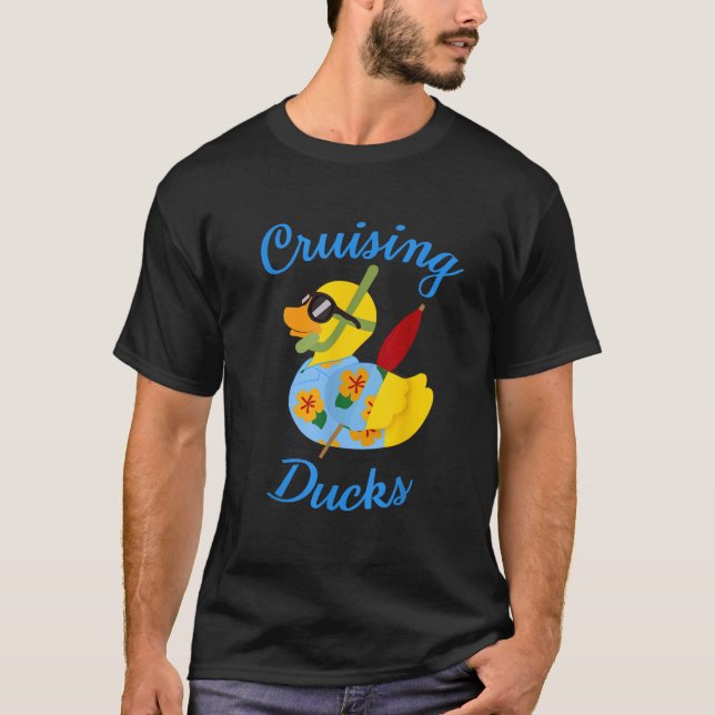 T-shirt Croisière Canards Vacances Plage Bum Caoutchouc Ca (Devant)
