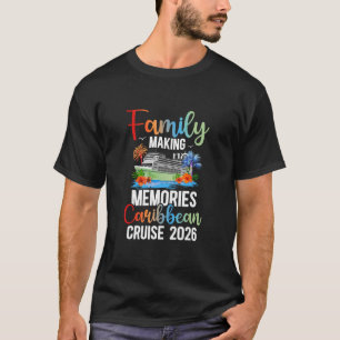 T-shirt Croisière Caraïbes 2026 pour créer des souvenirs e