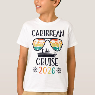 T-shirt Croisière Caraïbes 2026 Voyage de vacances Corresp