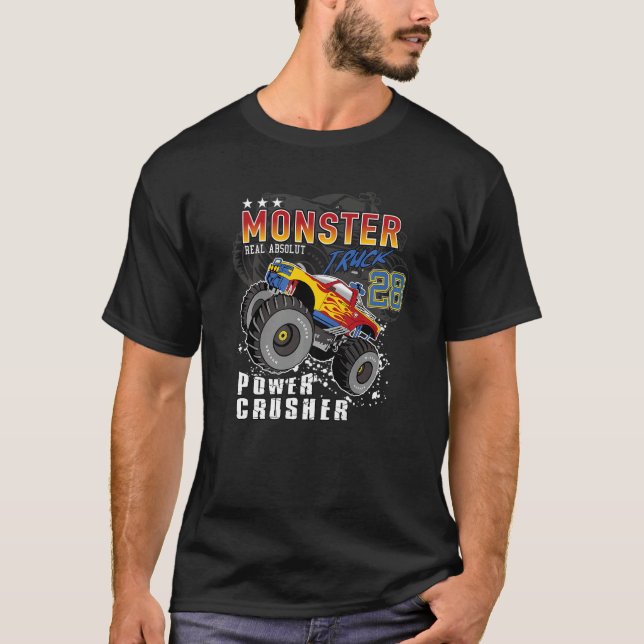 T-shirt Croisière d'alimentation Monster Truck (Devant)