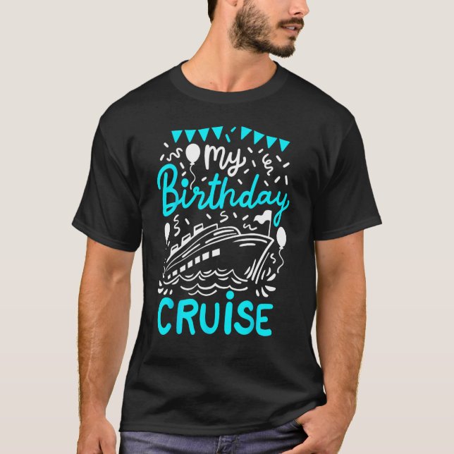 T-shirt Croisiere d'anniversaire (Devant)