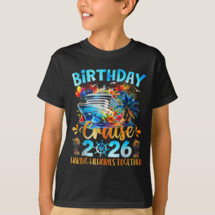 T-shirt Croisière d'anniversaire 2026 Rassembler les souve