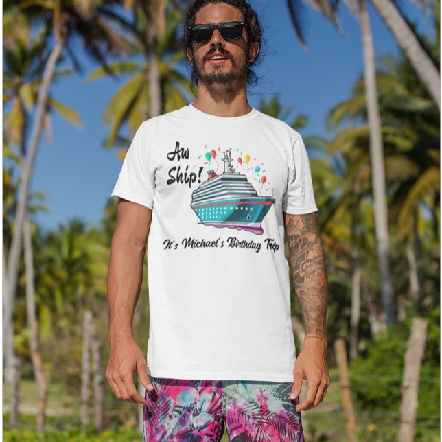 T-shirt Croisière d'anniversaire Bateau drôle groupe (Créateur téléchargé)