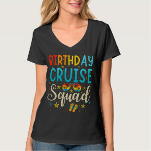 T-shirt Croisière d'anniversaire Escadron de croisière Vac