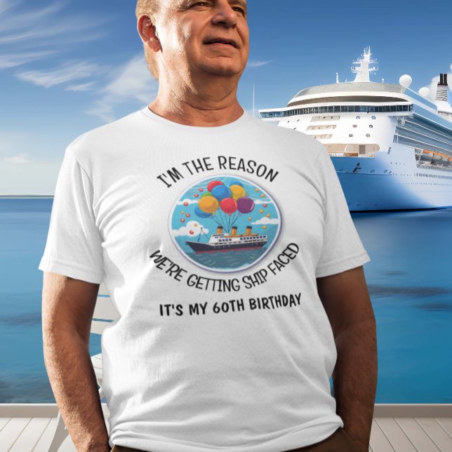 T-shirt Croisière d'anniversaire Funny Group Personnalisé (Créateur téléchargé)