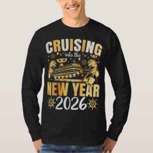 T-shirt Croisière dans la nouvelle année 2026 Hommes LS