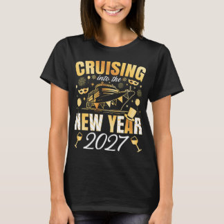 T-shirt Croisière dans la nouvelle année 2027 Femmes