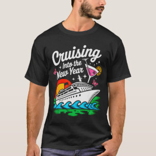 T-shirt Croisière dans la soirée du Nouvel An 2026 Fa corr