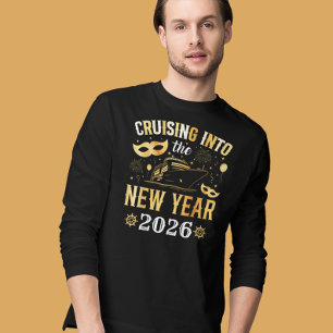 T-shirt Croisière dans le bateau du Nouvel An Gold