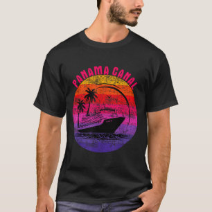 T-shirt Croisière dans le canal de Panama Coucher de solei