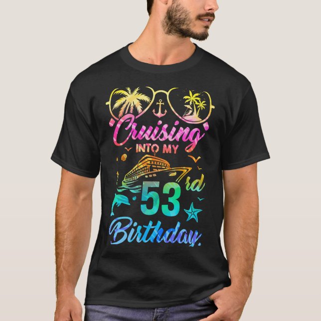 T-shirt Croisière Dans Ma 53e Fête D'Anniversaire 53 Ans (Devant)