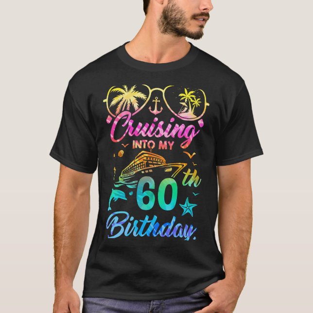 T-shirt Croisière Dans Mon 60e anniversaire fête 60 ans (Devant)