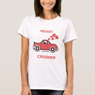 T-shirt Croisière de coeur : Un modèle de voiture Valentin
