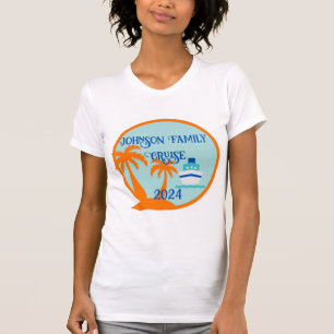 T-shirt Croisière de famille modifiable