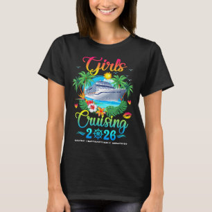T-shirt Croisière de filles 2026 Création de souvenirs Cro
