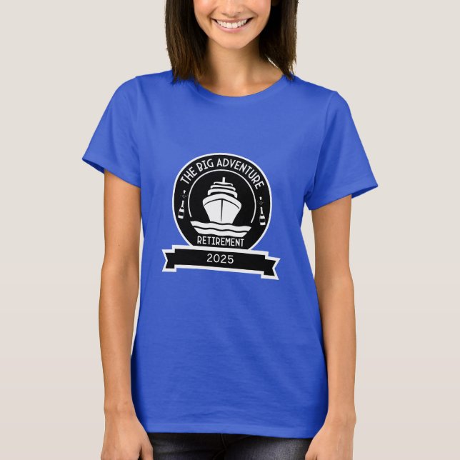 T-SHIRT CROISIÈRE DE LA RETRAITE (Devant)