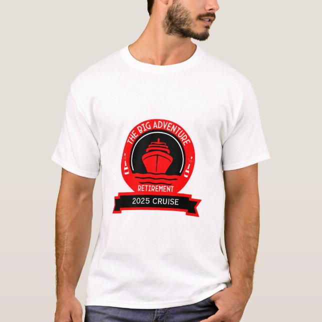 T-SHIRT CROISIÈRE DE LA RETRAITE (Devant)