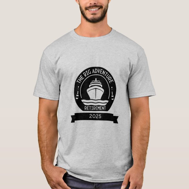 T-SHIRT CROISIÈRE DE LA RETRAITE (Devant)