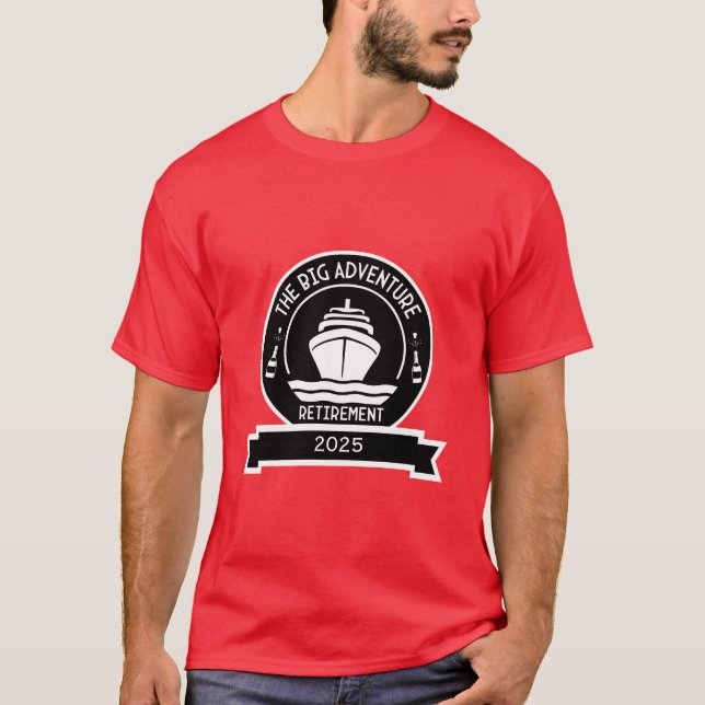 T-SHIRT CROISIÈRE DE LA RETRAITE (Devant)