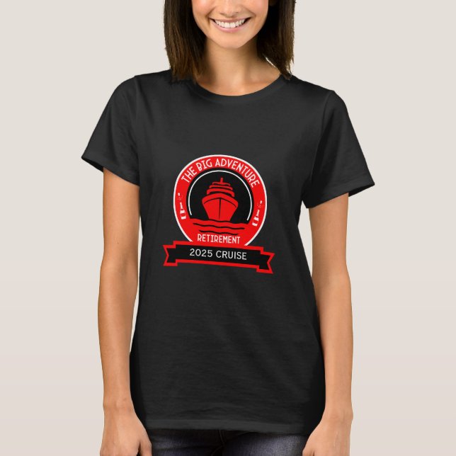 T-SHIRT CROISIÈRE DE LA RETRAITE (Devant)