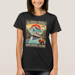 T-shirt Croisière de l'Alaska 2024 Voyage jumelé amis fami
