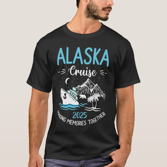 T-shirt Croisière de l'Alaska 2025 Amis de famille corresp (Devant)