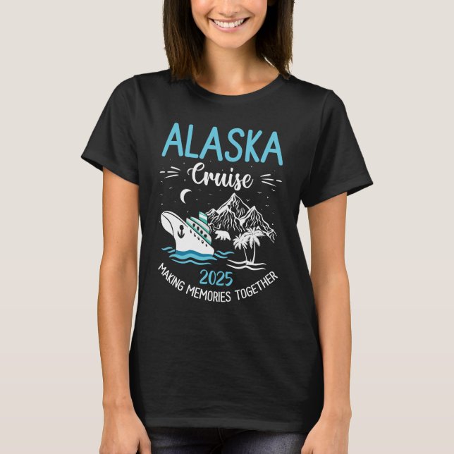 T-shirt Croisière de l'Alaska 2025 Amis de famille corresp (Devant)