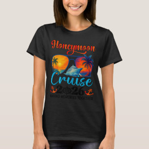 T-shirt Croisière de lune de miel 2026 Œuvre d'art tout ju