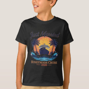 T-shirt Croisière de lune de miel mariée 2026 Voyage de no