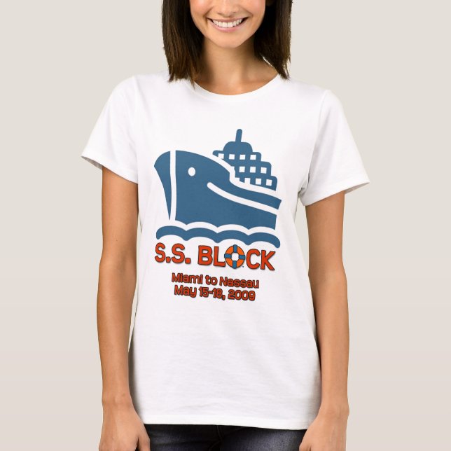 T-shirt Croisière de NKOTB (Devant)