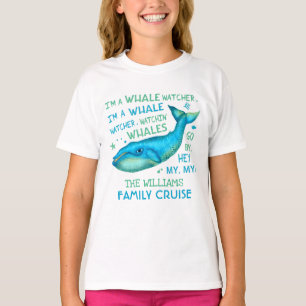 T-shirt Croisière de observation de vacances de famille d