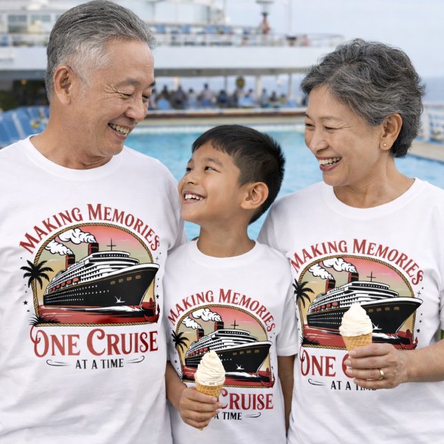 T-shirt Croisière de réunion pour créer des souvenirs (Matching Cruise Shirts for the whole group)