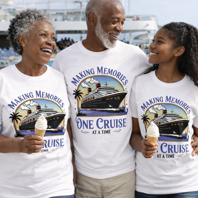T-shirt Croisière de souvenirs violette (Matching Cruise Shirts for family reunions)