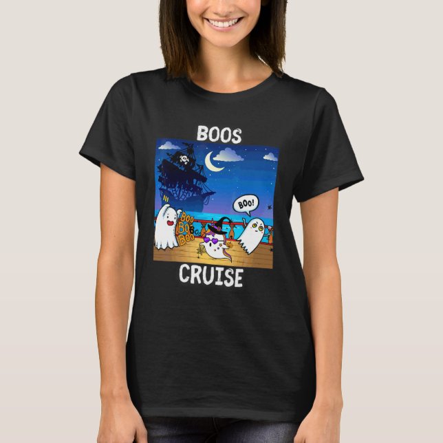 T-shirt Croisière des petits monstres mignons Halloween (Devant)