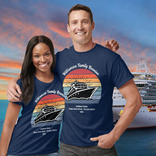 T-shirt Croisière d'été pour la Réunion en famille