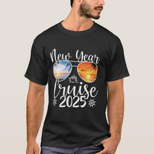 T-shirt Croisière du Nouvel An 2025 NYE Fête Femmes G (Devant)