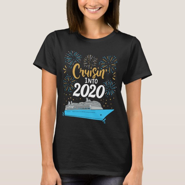 T-shirt Croisière En 2020 Bonne année de vacances Croisièr (Devant)