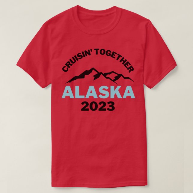 T-shirt Croisière en Alaska (Design devant)