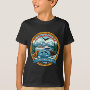T-shirt Croisière en Alaska 2026 Amis et famille appariés