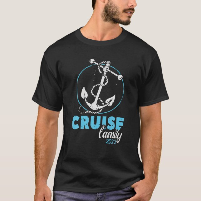 T-shirt Croisière en famille 2022 Citation Cool bateau cro (Devant)