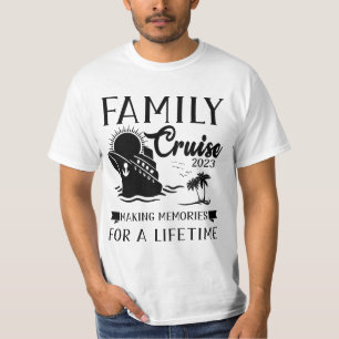 T-shirt Croisière en famille 2023 fait des souvenirs pour